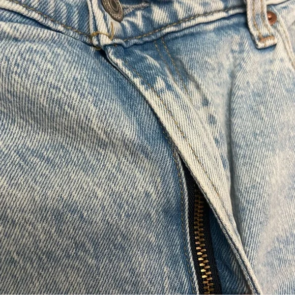 Abercrombie & Fitch Light Blue Straight Leg Jeans - Picture 10 of 12